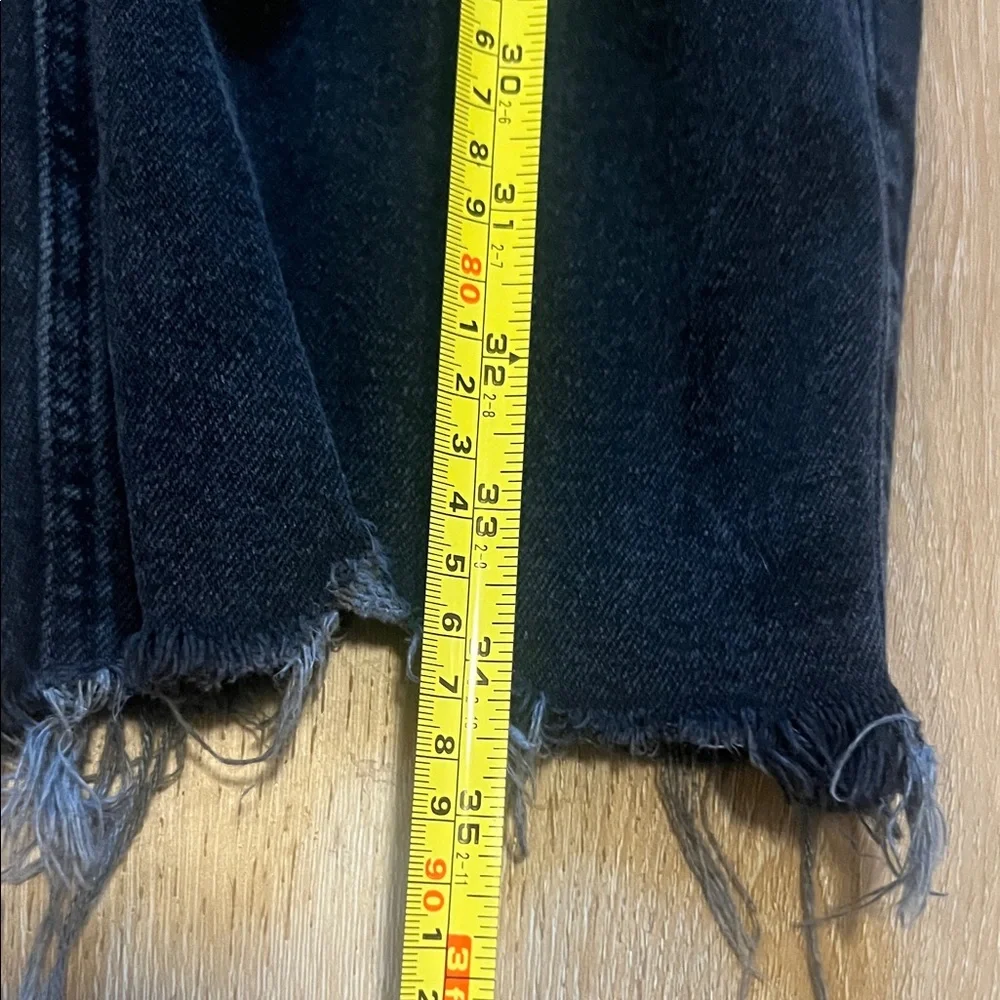 Distressed Hollister 17S Black Women's Jeans w33 L25